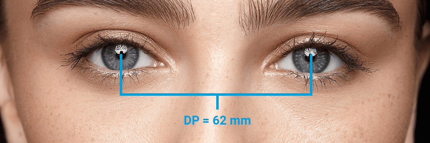 cómo medir la distancia pupilar (DP)