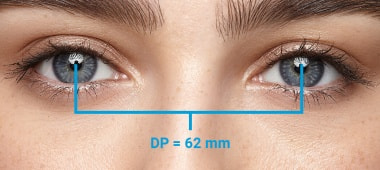 Distancia pupilar (DP)