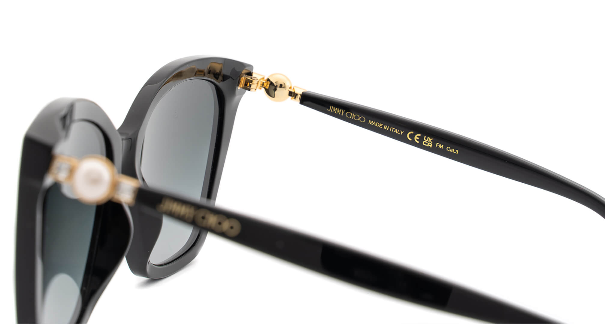 Gafas de sol Jimmy Choo con marcas UKCA y CE