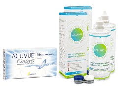 Acuvue Oasys (6 lentillas) + 2 x Solunate Multi-Purpose 400 ml con estuche