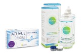 Acuvue Oasys (6 lentillas) + 2 x Solunate Multi-Purpose 400 ml con estuche 26685