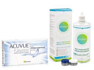 Acuvue Oasys for Astigmatism (6 lentillas) + Solunate Multi-Purpose 400 ml con estuche