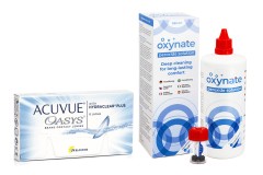 Acuvue Oasys (6 lentillas) + Oxynate Peroxide 380 ml con estuche