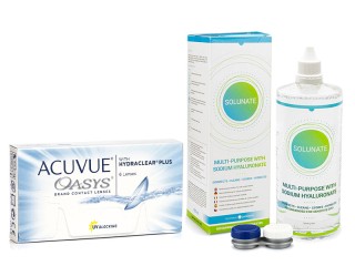 Acuvue Oasys (6 lenses) + Solunate Multi-Purpose 400 ml