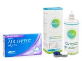 Air Optix Aqua Multifocal (6 lentillas) + Solunate Multi-Purpose 400 ml con estuche 16209