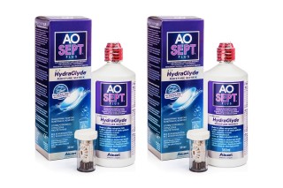 AOSEPT PLUS con Hydraglyde 2 x 360 ml con estuches