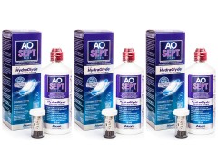 AOSEPT PLUS con Hydraglyde 3 x 360 ml con estuches