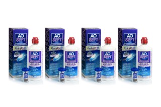 AOSEPT PLUS con Hydraglyde 4 x 360 ml con estuches