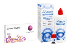 Avaira Vitality (6 lentillas) + Oxynate Peroxide 380 ml con estuche