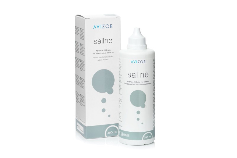AVIZOR Saline 350 ml Soluci n salina fisiol gica Lentiamo