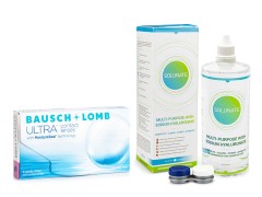 Bausch + Lomb ULTRA (6 lentillas) + Solunate Multi-Purpose 400 ml con estuche