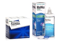 SofLens 59 (6 lentillas) + ReNu MultiPlus 360 ml con estuche en pack ahorro