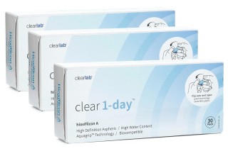 Clear 1-day (90 lentillas)