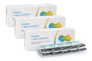 Lenjoy 1 Day Comfort (90 lentillas) + 10 lentillas gratis