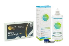 Lenjoy Day & Night PRO (6 lentillas) + Solunate Multi-Purpose 400 ml con estuche