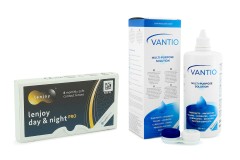 Lenjoy Day & Night PRO (6 lentillas) + Vantio Multi-Purpose 360 ml con estuche