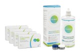 Lenjoy Monthly Comfort (12 lentillas) + Solunate Multi-Purpose 400 ml con estuche 27816