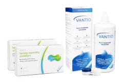 Lenjoy Monthly Comfort (12 lentillas) + Vantio Multi-Purpose 360 ml con estuche