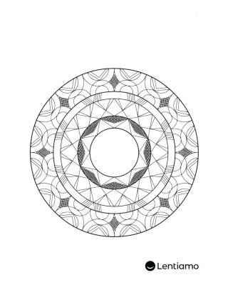 Libro antiestrés de Lentiamo para colorear (bonus)