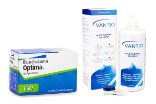 Optima FW Trimestral (4 lentillas) + Vantio Multi-Purpose 360 ml con estuche