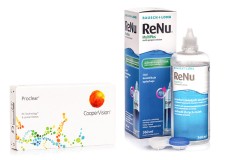 Proclear Compatibles Sphere CooperVision (6 lentillas) + ReNu MultiPlus 360 ml con estuche