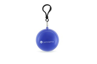 Capa para la lluvia con estuche redondo - azul  (bonus)