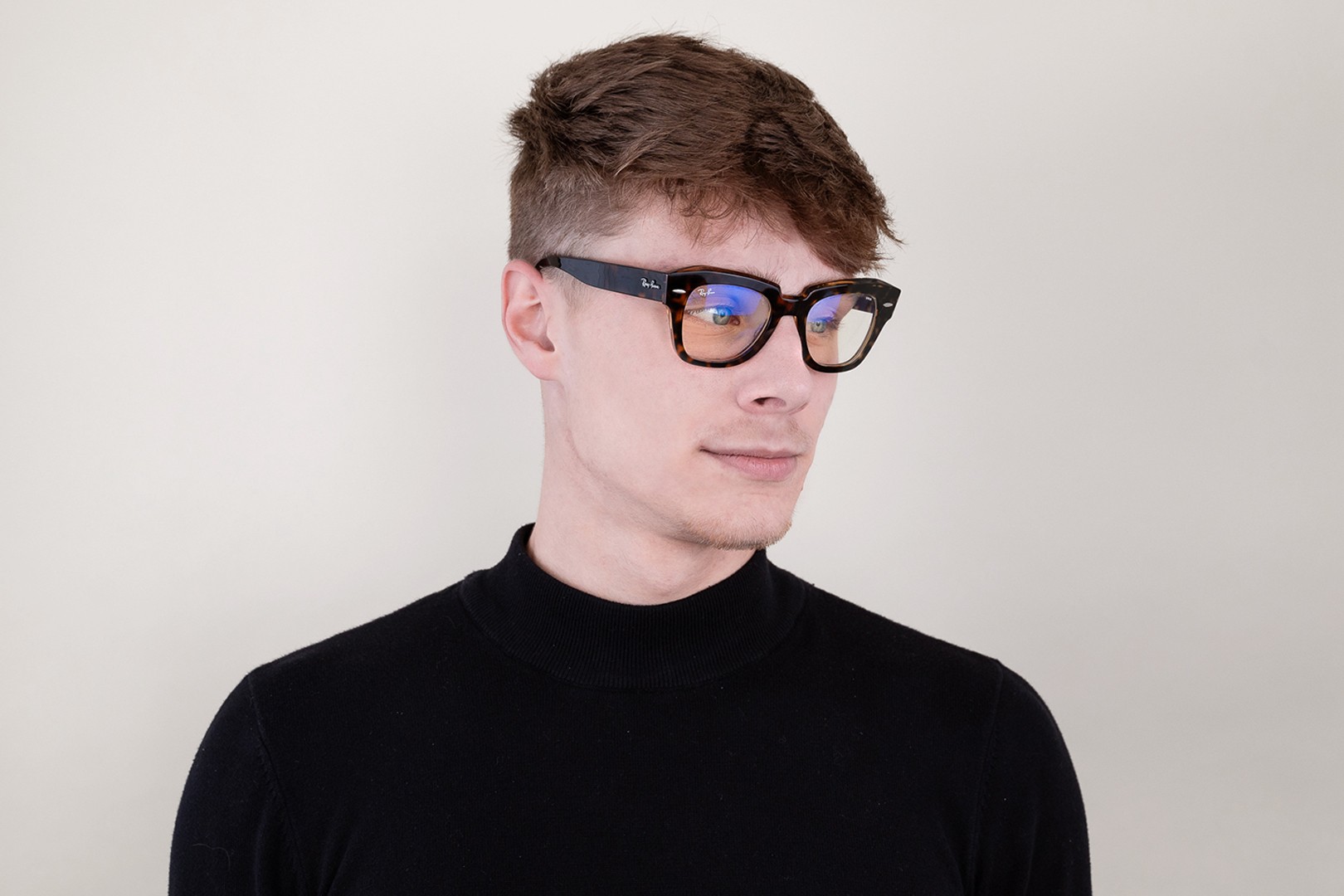 Gafas ray ban cristal azul 2025