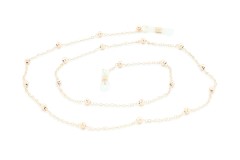 Cadena de oro rosa para gafas