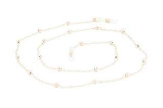 Cadena de oro rosa para gafas