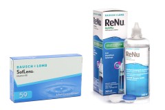 SofLens 59 (6 lentillas) + ReNu MultiPlus 360 ml con estuche