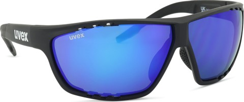 Uvex Sportstyle 706 Black Matt/Mir. Blue S5320062016